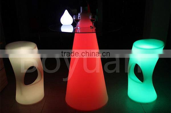 led light up night club half dome coffee table