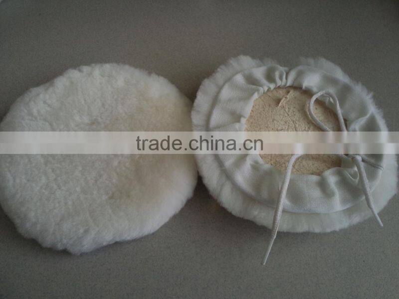 Buff pads/ polishing wool pad/ wool sponge buffing pad
