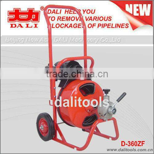 Commercial 50ft Electric Drain Auger Snake Cleaner Plumbing Machine