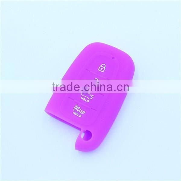 Silicone rubber key shell, key cover for hyundai MISTRA 4 buttons