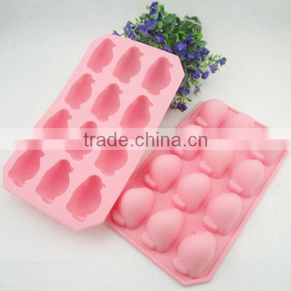 custom penguin ice cube tray animal shapes silicone rubber tray
