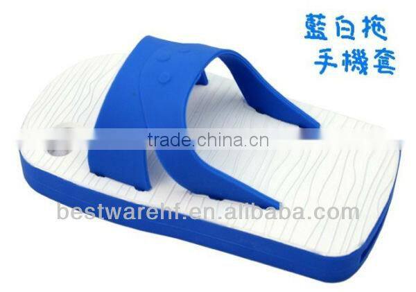 Fashion slippers cellphone case for apple iphone 5 5s