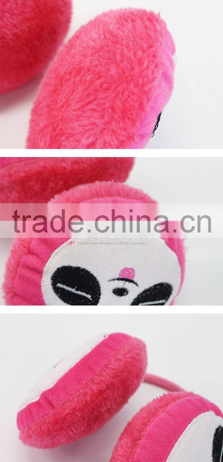 Wholesale red winter fashion cute warm earmuffs