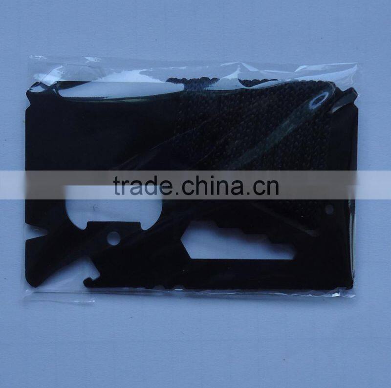 Useful 14 in 1 Multi function Survival Tools Card with rope