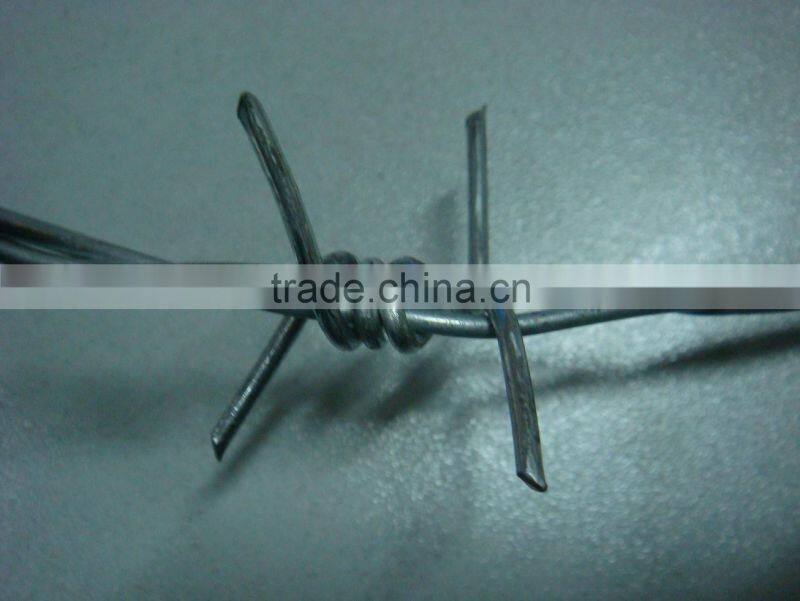 PVC coated barbed iron wire