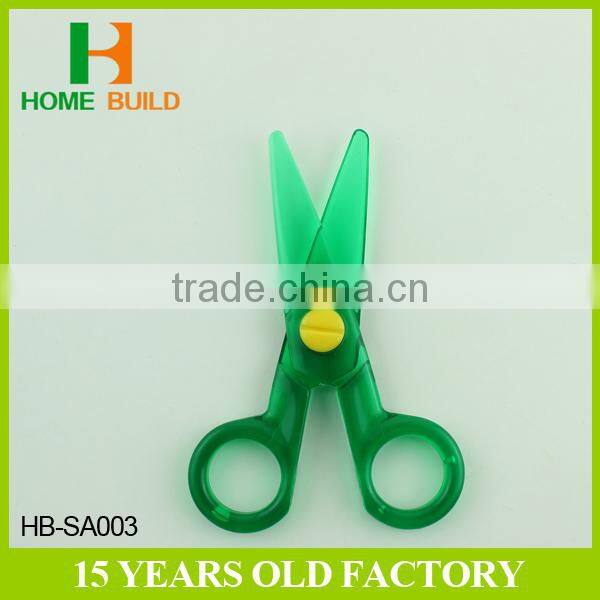 Factory price HB-SA003 Full Plastic Material Kids Scissors