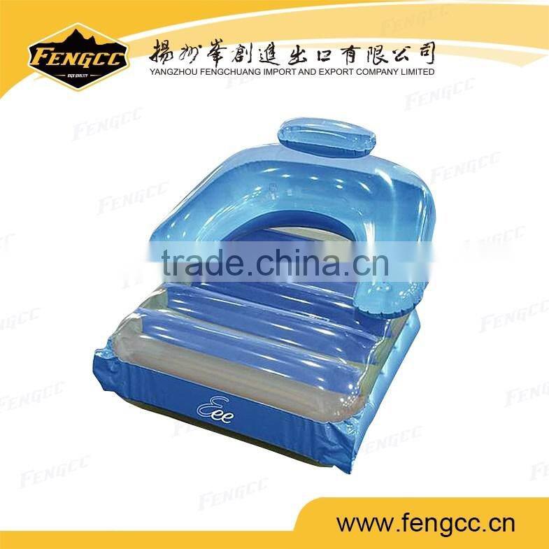 Custom inflatable water pool float sofa