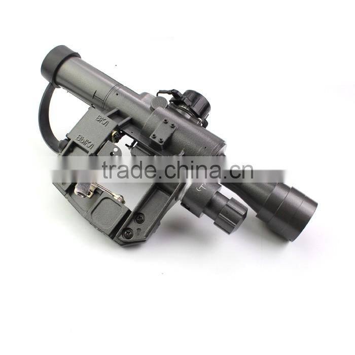 Military Standard Riflescope with SVD 4X24-1 Red Illuminated Reticle Rifle Scope