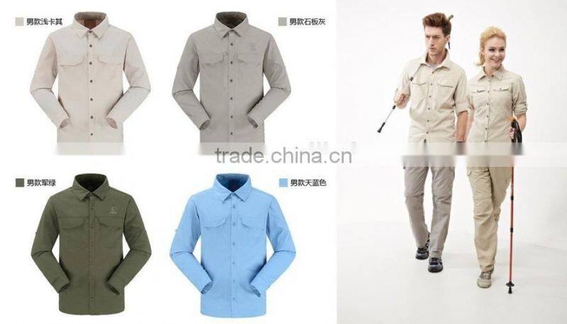 Fishing Hiking Anti-uv Quick-dry function Outdoor Shirt Men UV FISHING SHIRTS