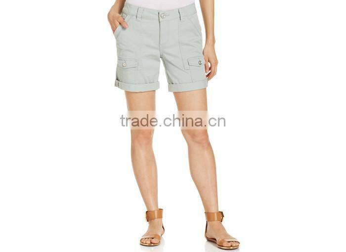 Cuffed Utility Shorts