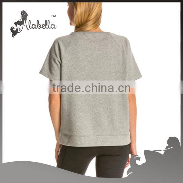 womens running and sport clothing wholesale custom made yoga t-shirt
