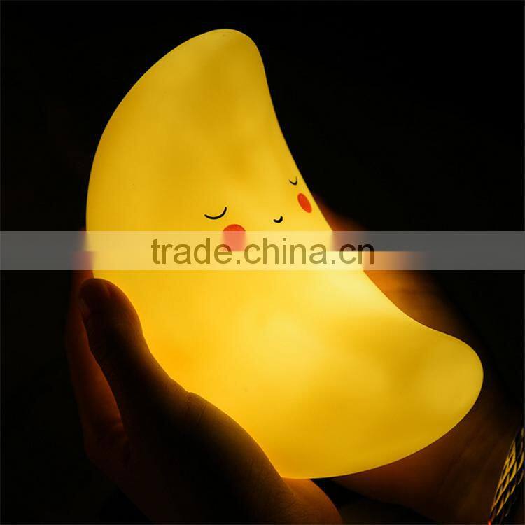 wholesale cute baby toy Children's room decoration Luminous toy smiling clouds and moon led light