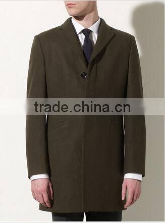 2014 Winter Season Latest Style Formal Occasion Slim Fit Mens Cashmere Men Coat