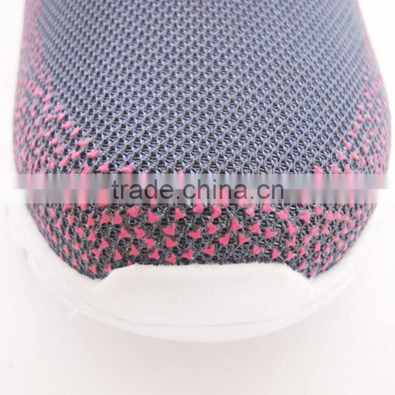 New more comfortable women mesh sport running shoe china factory supplier