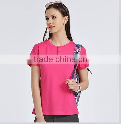 high elasticity fitness clothing blank t-shirt with soft fabric