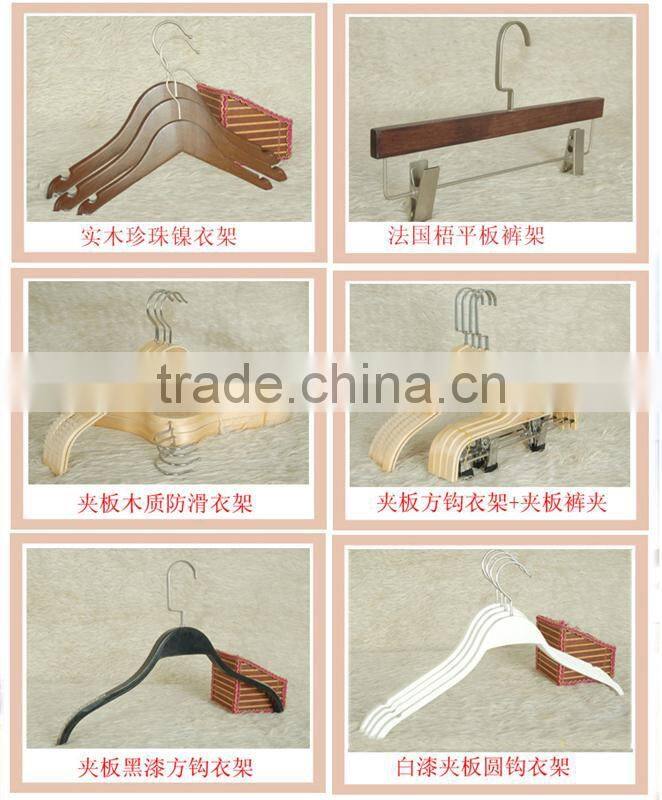 2016 adult size pants hanger white scarf hanger sturdy wood coat hanger