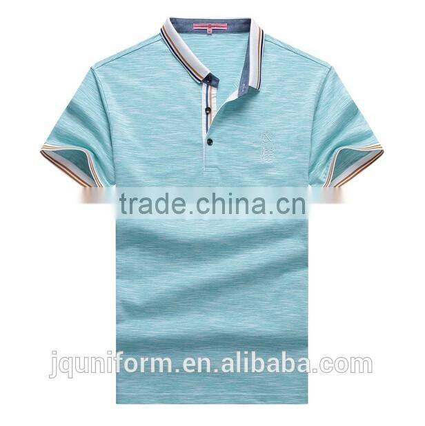 2016 fashion style polo shirt for men,100% polo t-shirt cotton polyester polo shirt wholesale