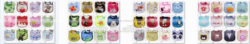 OEM or Stocked ,5PCS/SET Baby Bibs set,Mesh bag baby Babybibs set,100%cotton bib