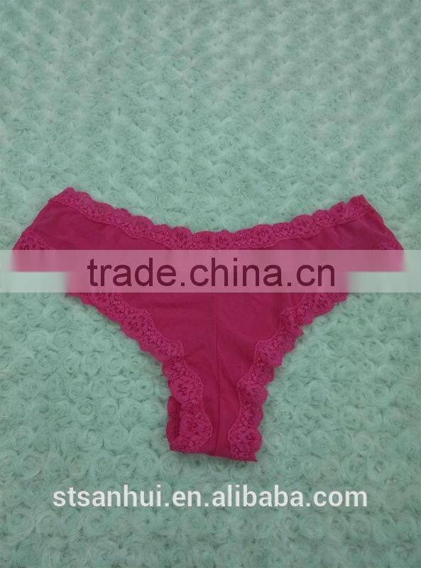 2015 Wholesale hot sales latest lady sexy transparent panty