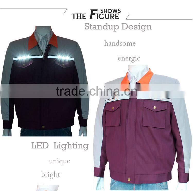 High vis mens cotton canvas work vest/work vest/work jacket