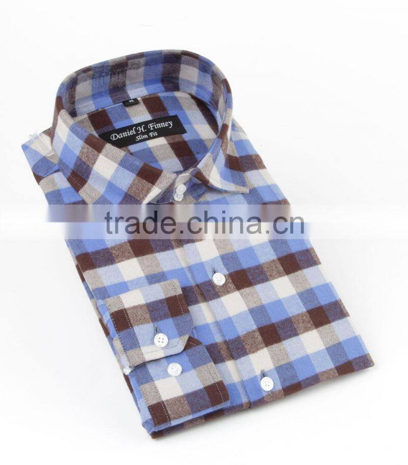 mens long sleeve plaid casual flannel shirts