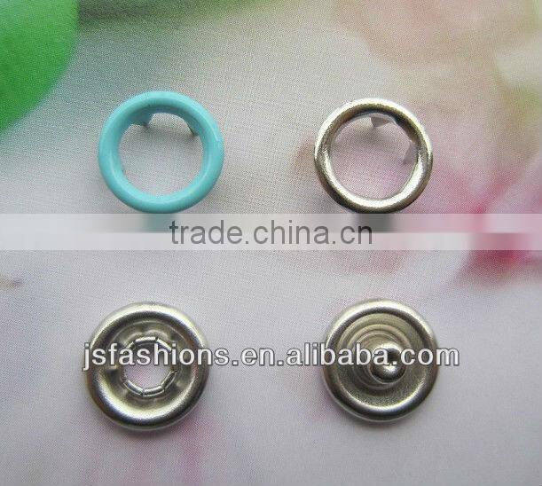 high quality PaPa baby clothing brass 4 part ring prong snap fastener