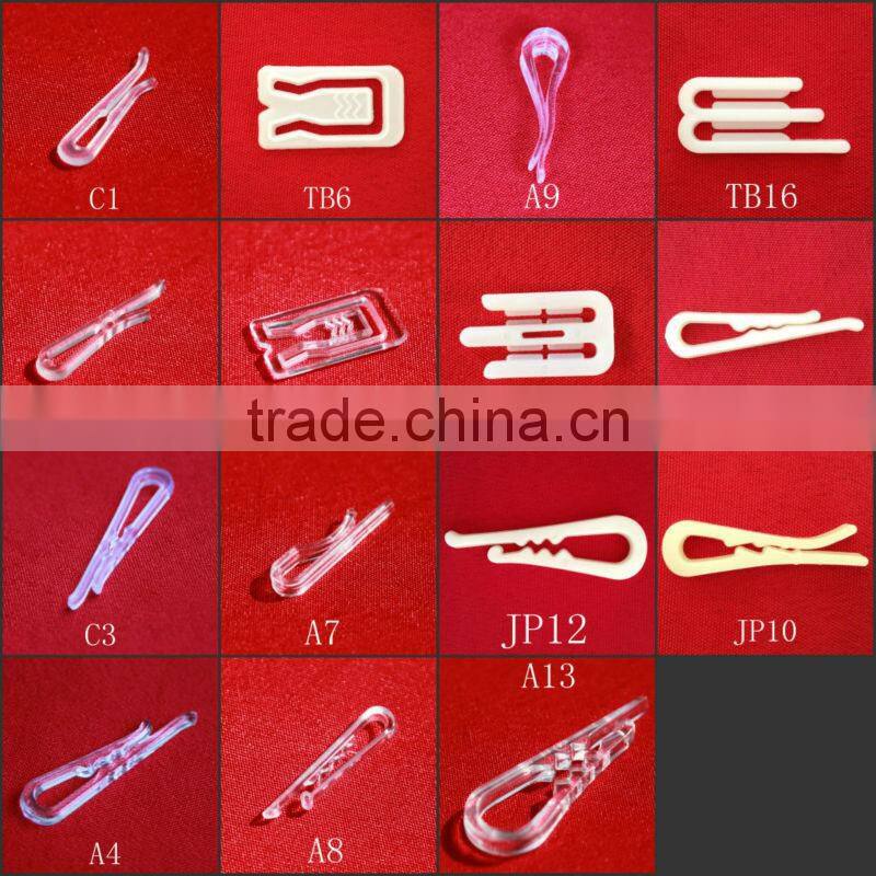 Pearl white garment plastic clips