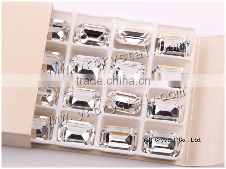 high quality pointback crystal clear crystal stone