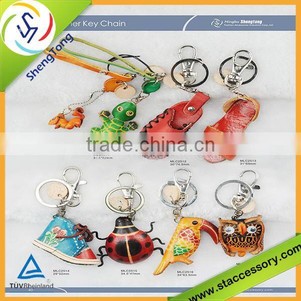 2015 new design many kinds of fashion and custom key chain