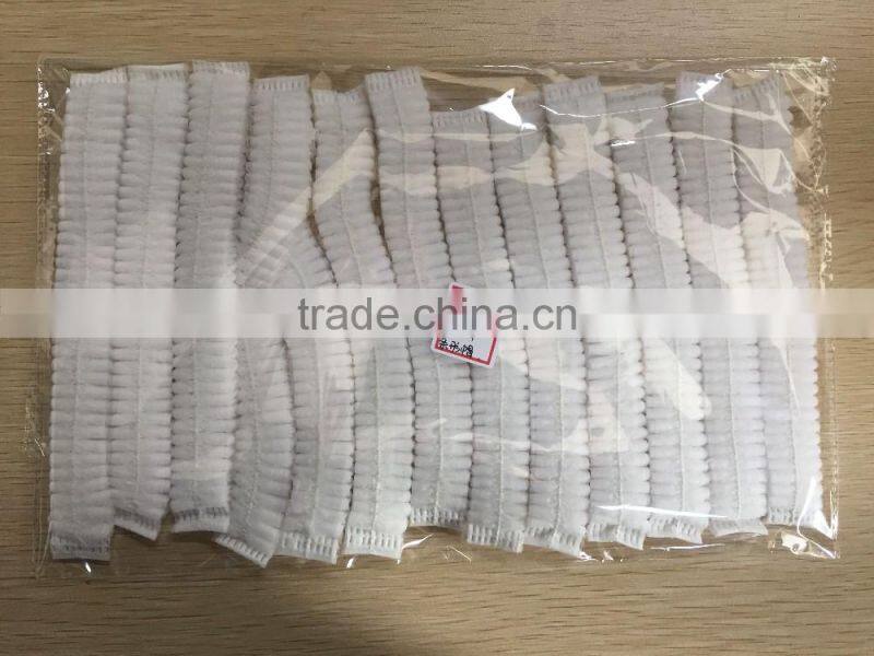 High quality wholesale Factory price Disposal PP non woven stripe surgical colorful cap with single elastic band CE certificate