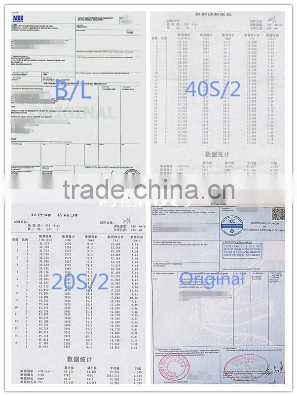 Stock lot yarn Factory price high tenacity 20/2 24/2 30/2 40/2 42/2 21/1 spun polyester yarn