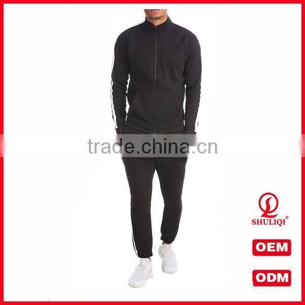 Custom comfortable 100 cotton tracksiut fro men /high quality mans comfortable tracksuit for men H-2109