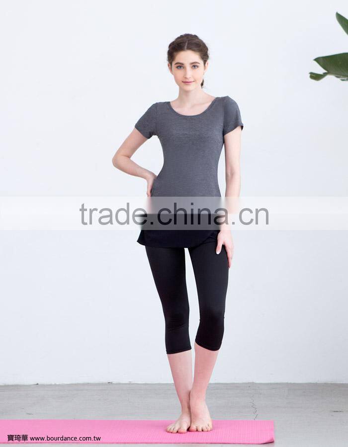 Women sports fitness gym women clothing blank tee shirts