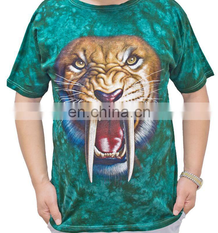 Men t-shirts with 3d animal print,animal printed 3d t-shirt,3d printing t shirt