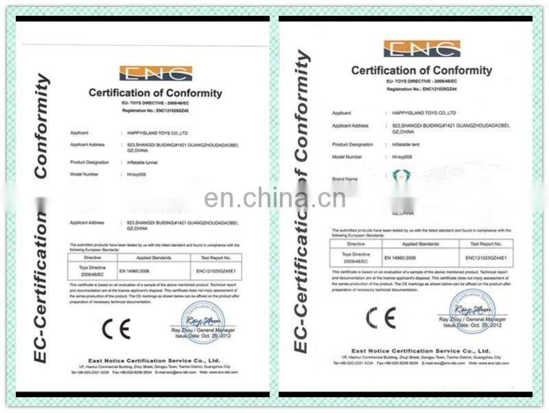 Red and White Coated Nylon or PVC Tarpaulin facet inflatable tent event tent with logo