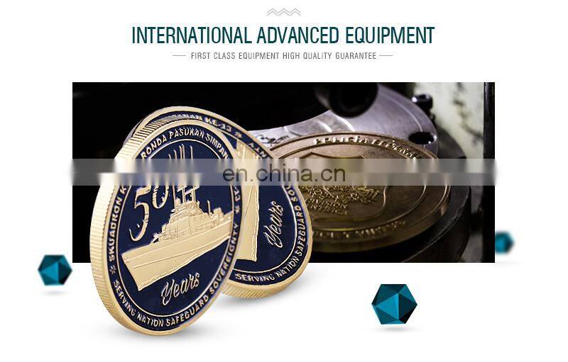 2018 years Souvenir silver replica metal medal honor coins with 3D effect