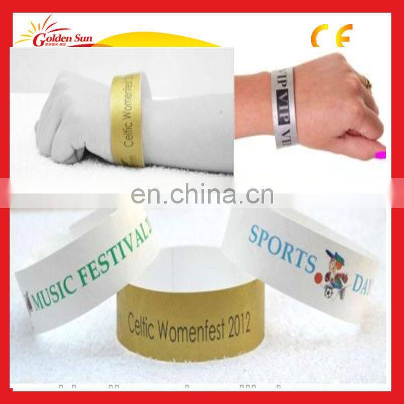 Plain & Printed 3/4 Tyvek Paper Wristband,Security, events, festival