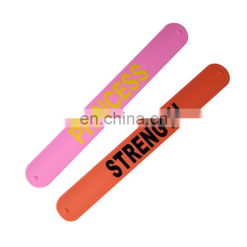 stylish logos printable cheap custom silicone wristband