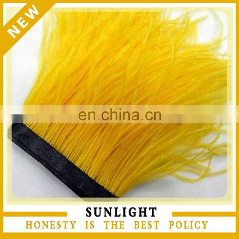 Wholesale Decorative Ostrich Feather Trim Fringe