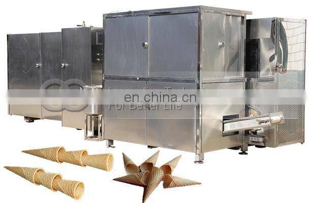 Automatic Rolled Crisp Cone Making Production Line Ice Cream Cone Machine
