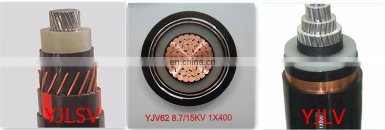 Hot Sale 6.35/11KV CU/XLPE/PVC 70mm2 XLPE Cable