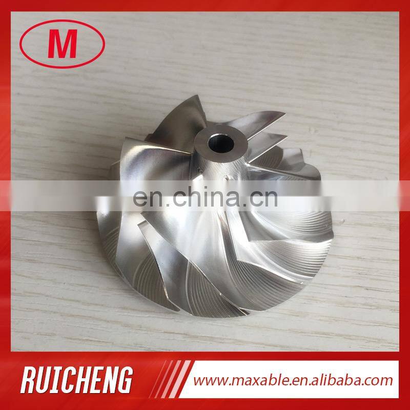 TD05H-20G 49179-43400 52.56/68.01mm 6+6 blades Turbo 49179-00260/EVO Billet/milling/aluminum 2618 compressor wheel
