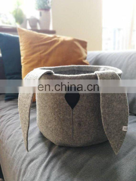 Felts rabbitr bathroom toys clothes laundry basket living room toys clothes basket