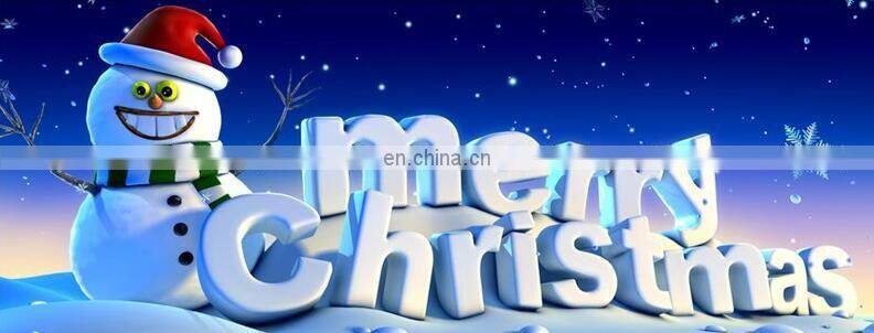 Popular Xmas Lighting Decoration Holiday Colorful Archway LED Inflatable Christmas Arch with Bell