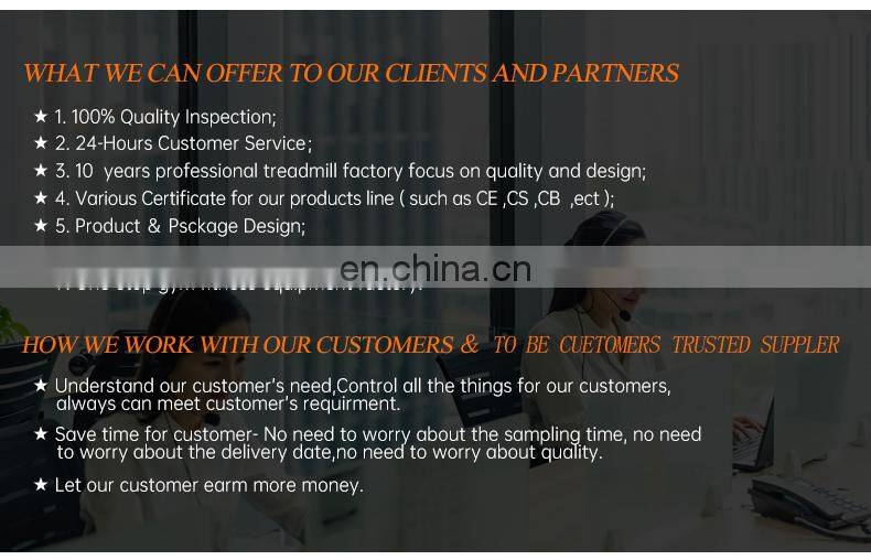 Manufacturer wholesales AC motor gym running machine life fitness treadmills best commercial treadmill with tv