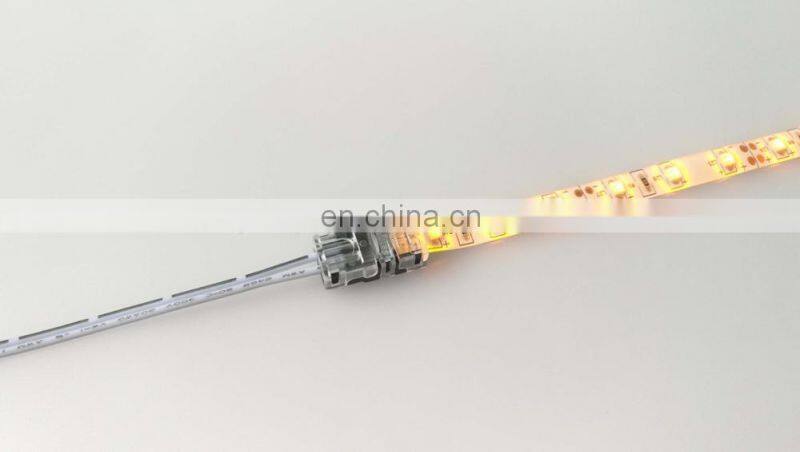 Newest flexible waterproof 8mm width 2 channels hippo led strip connector