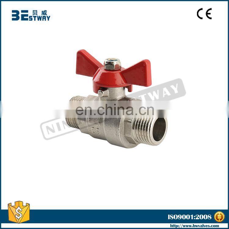 BWVA CE certification external thread italy ball valve