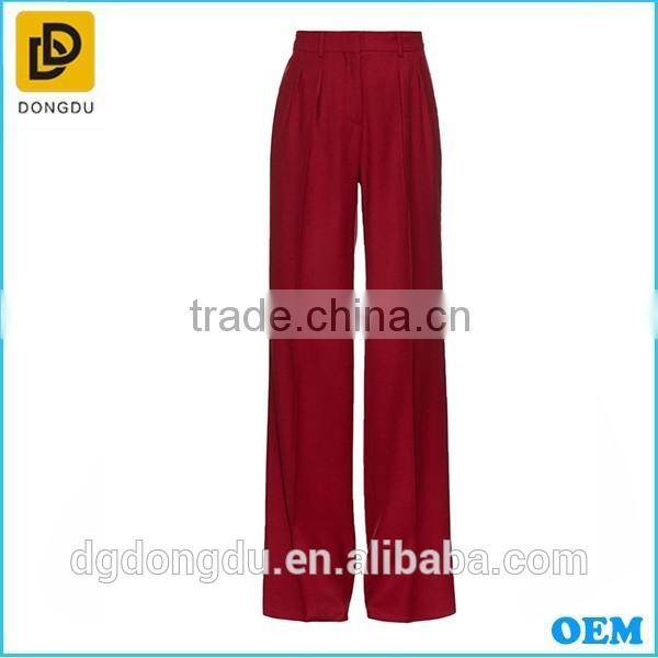 Fashion Casual Design Custom Wholesale Cheap Lady Loose Trousers