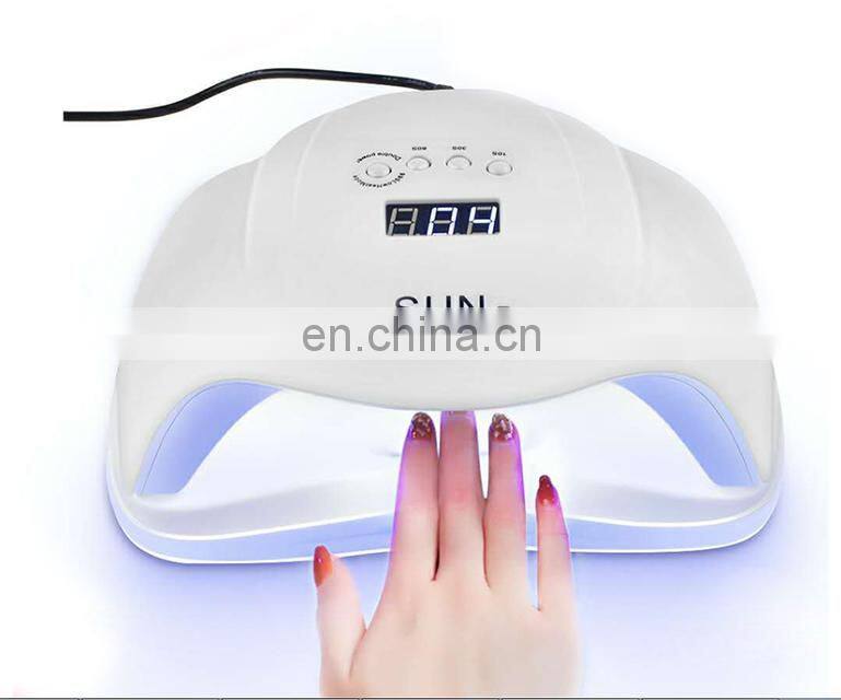 made in Shenzhen 54W SUN X UVLED Nail Lamp Dryer Machine for Nail Gel Polish Drying with Smart Sensor Nail Art