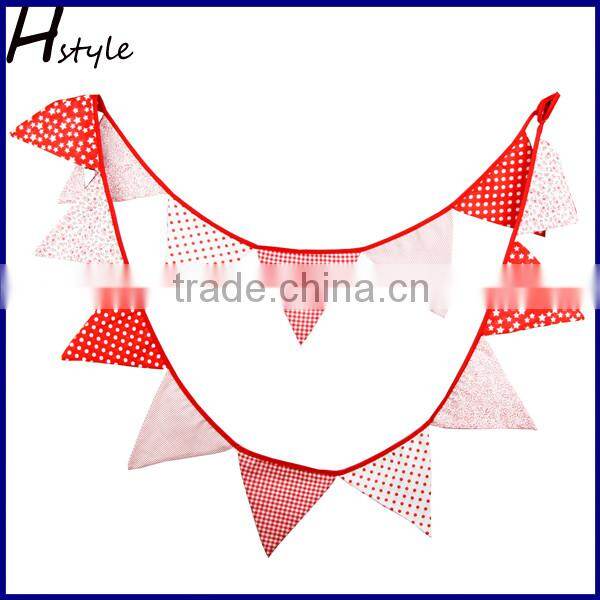 Colorful Wedding Bunting,Flag Bunting,Fabric Bunting PL004